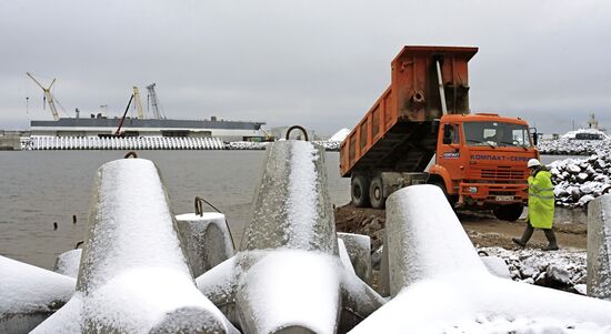 Road connection between shores of Gulf of Finland