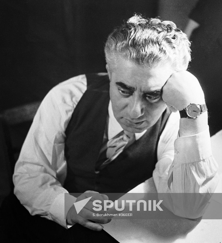 Soviet-Armenian composer Aram Khachaturyan