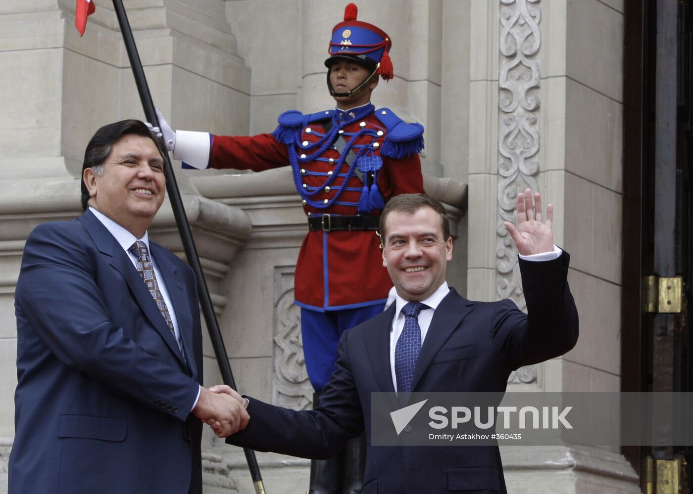 President Dmitry Medvdev pays an official visit to Peru