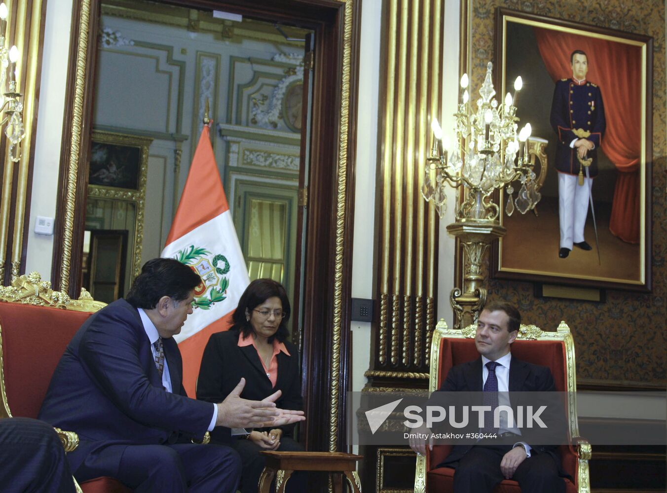 President Dmitry Medvedev pays an official visit to Peru