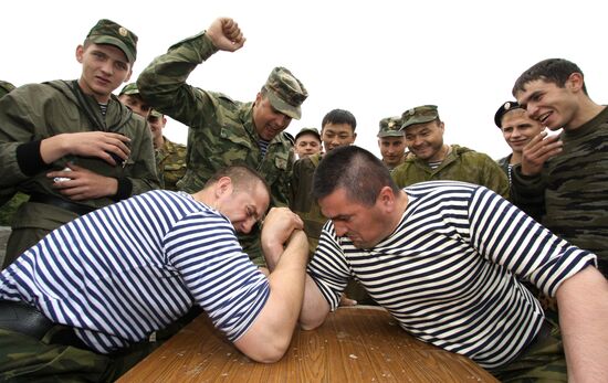 Marines' routine exercises