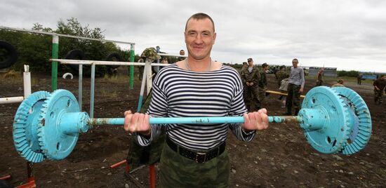 Marines' routine exercises