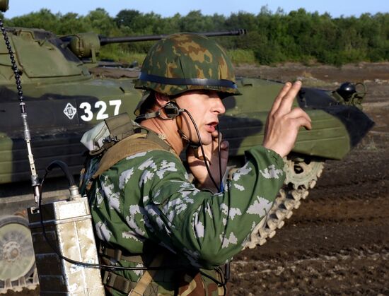 Marines' routine exercises