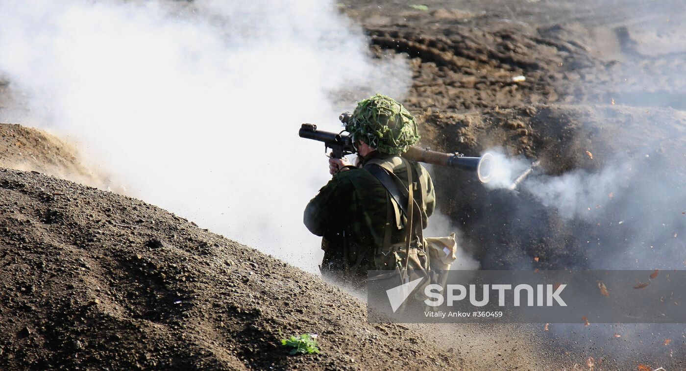 Marines' routine exercises