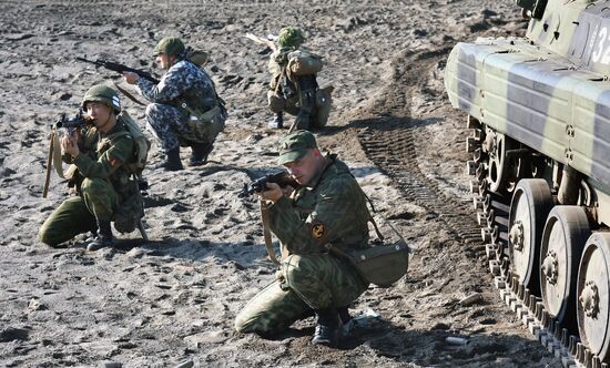 Marines' routine exercises