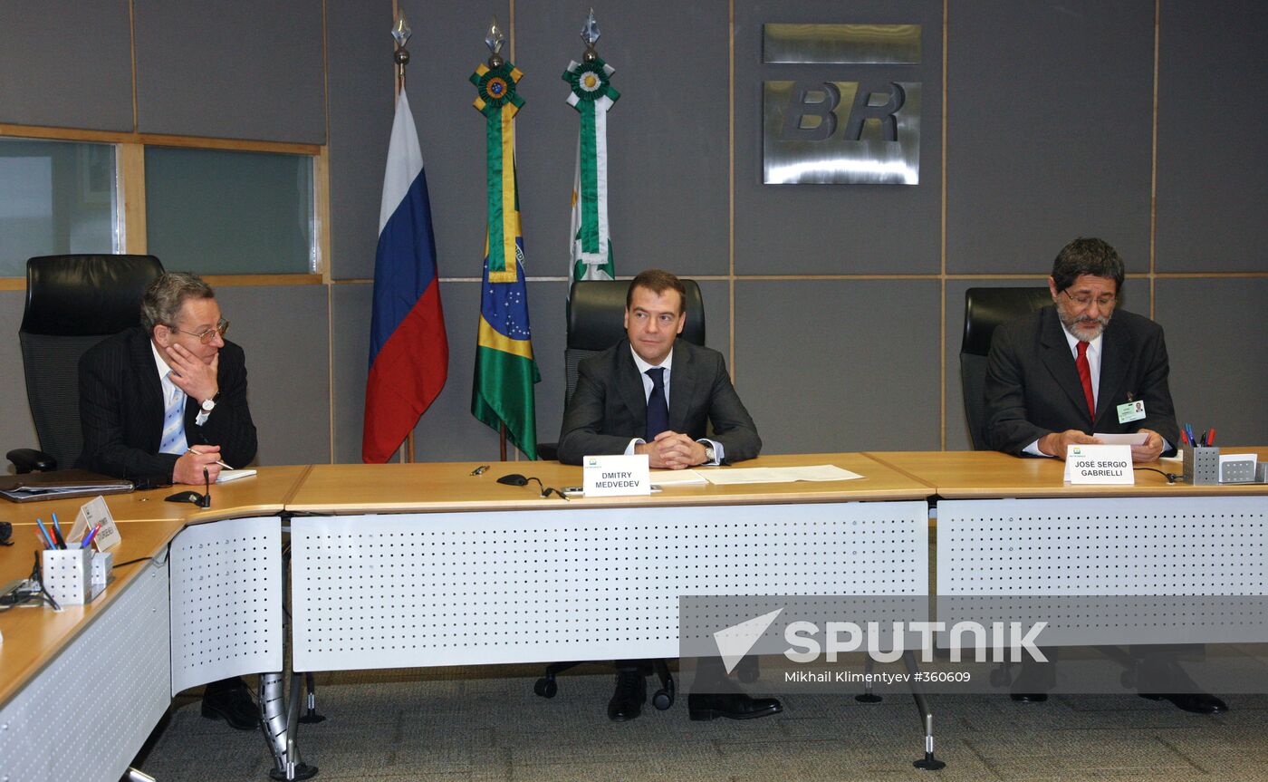 President Medvedev's official visit to Brazil