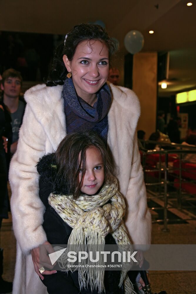 Actress Yekaterina Klimova at premiere of "Bolt"
