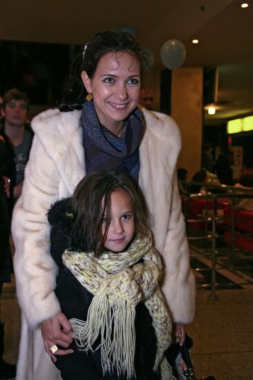 Actress Yekaterina Klimova at premiere of "Bolt"