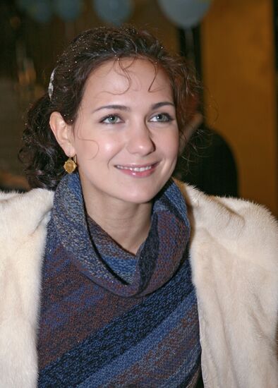 Actress Yekaterina Klimova at premiere of "Bolt"