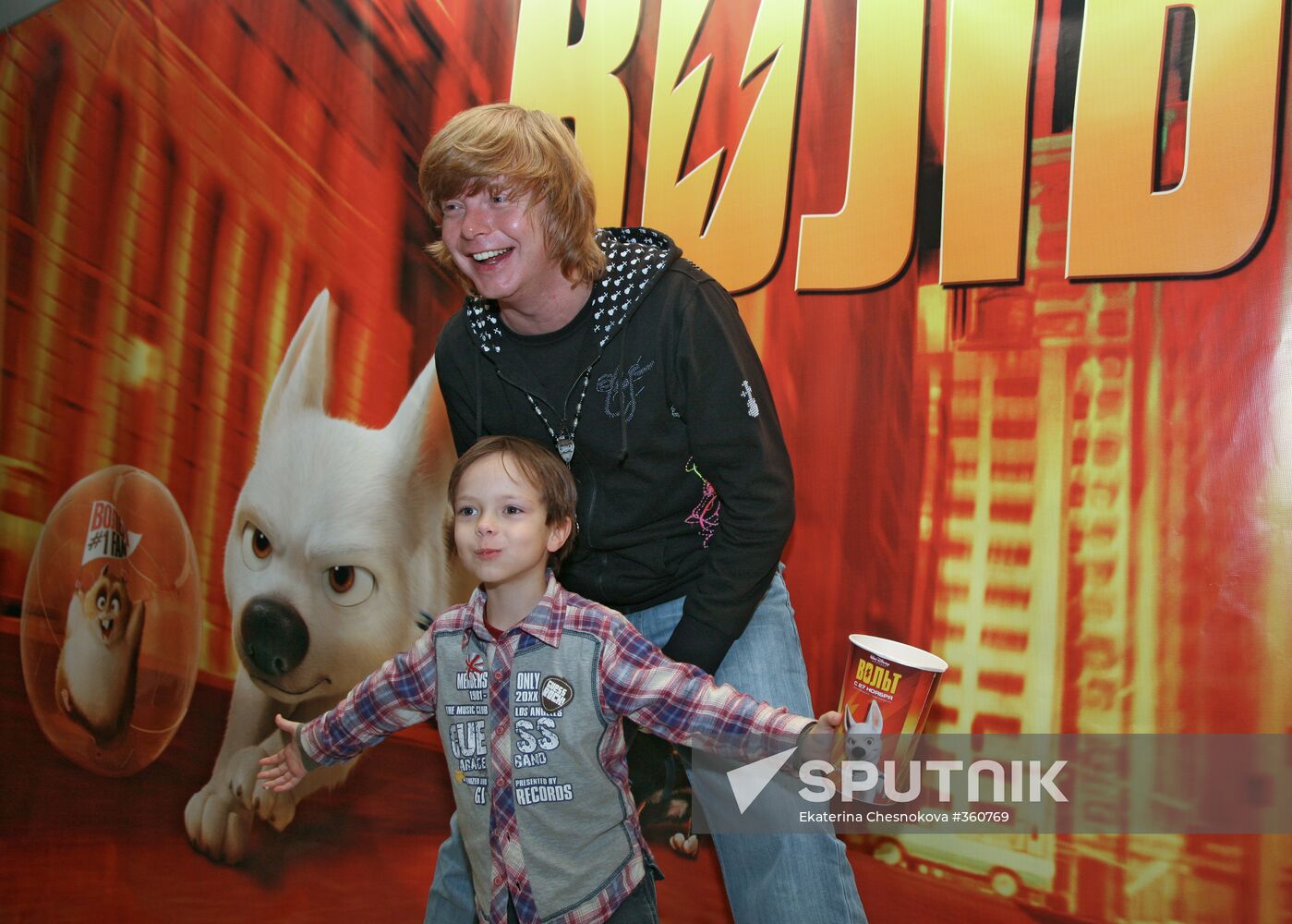 Andrei Grigoryev-Apollonov at premiere of "Bolt"