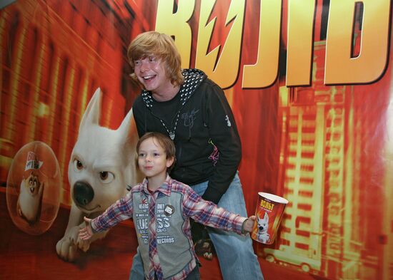 Andrei Grigoryev-Apollonov at premiere of "Bolt"