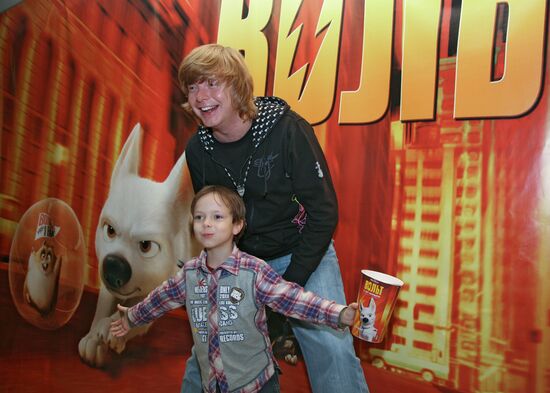 Andrei Grigoryev-Apollonov at premiere of "Bolt"