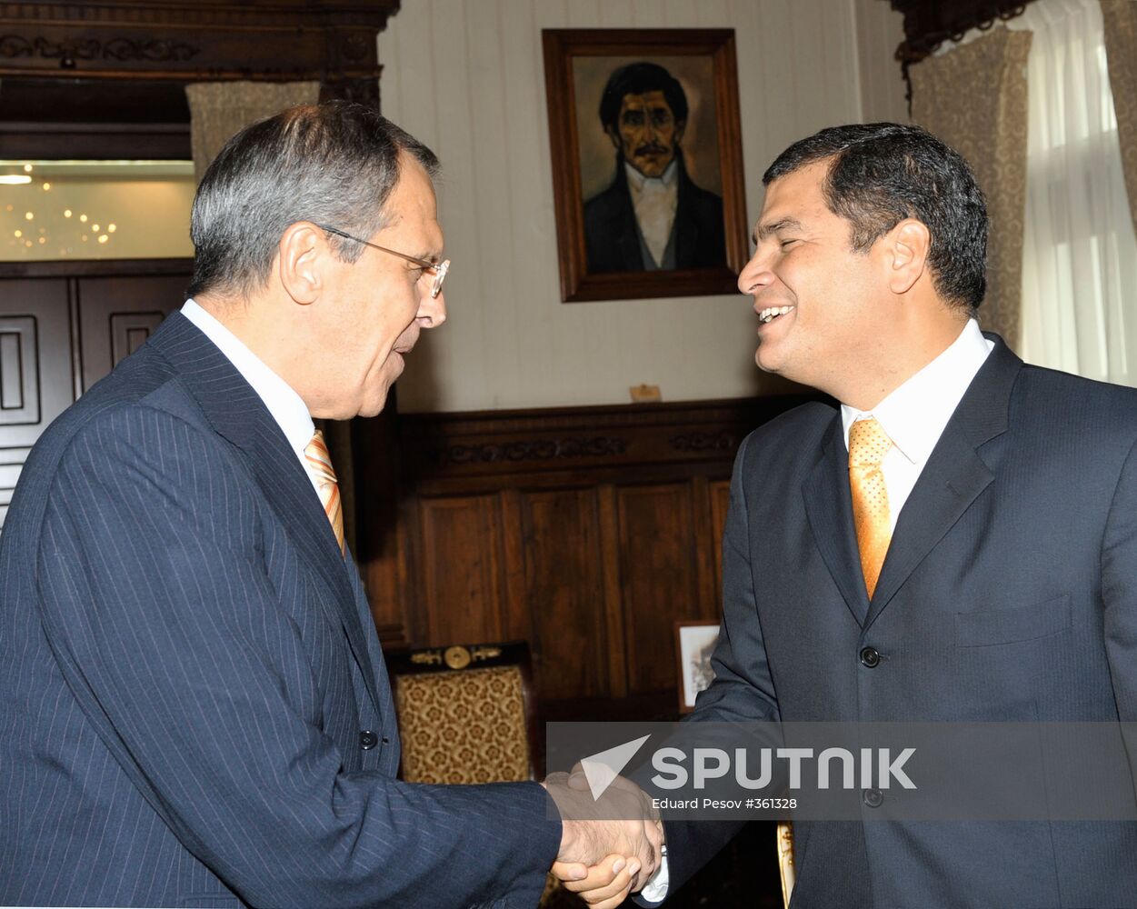 Russian Foreign Minister Sergei Lavrov visits Ecuador
