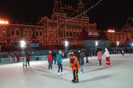 GUM Skating Rink on Red Square
