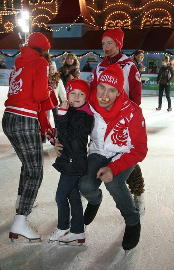 GUM Skating Rink on Red Square