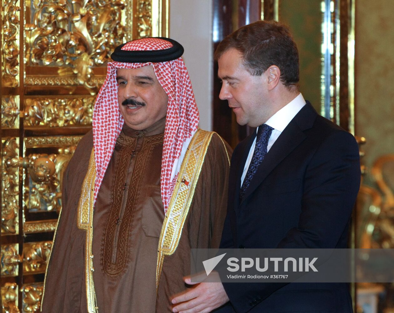 Meeting of Russian President and King of Bahrein