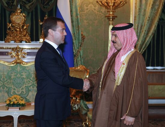 Meeting of Russian President and King of Bahrein