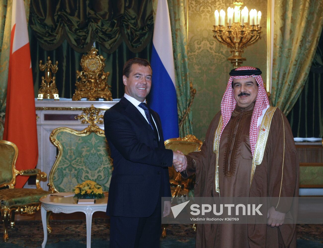 Meeting of Russian President and King of Bahrein