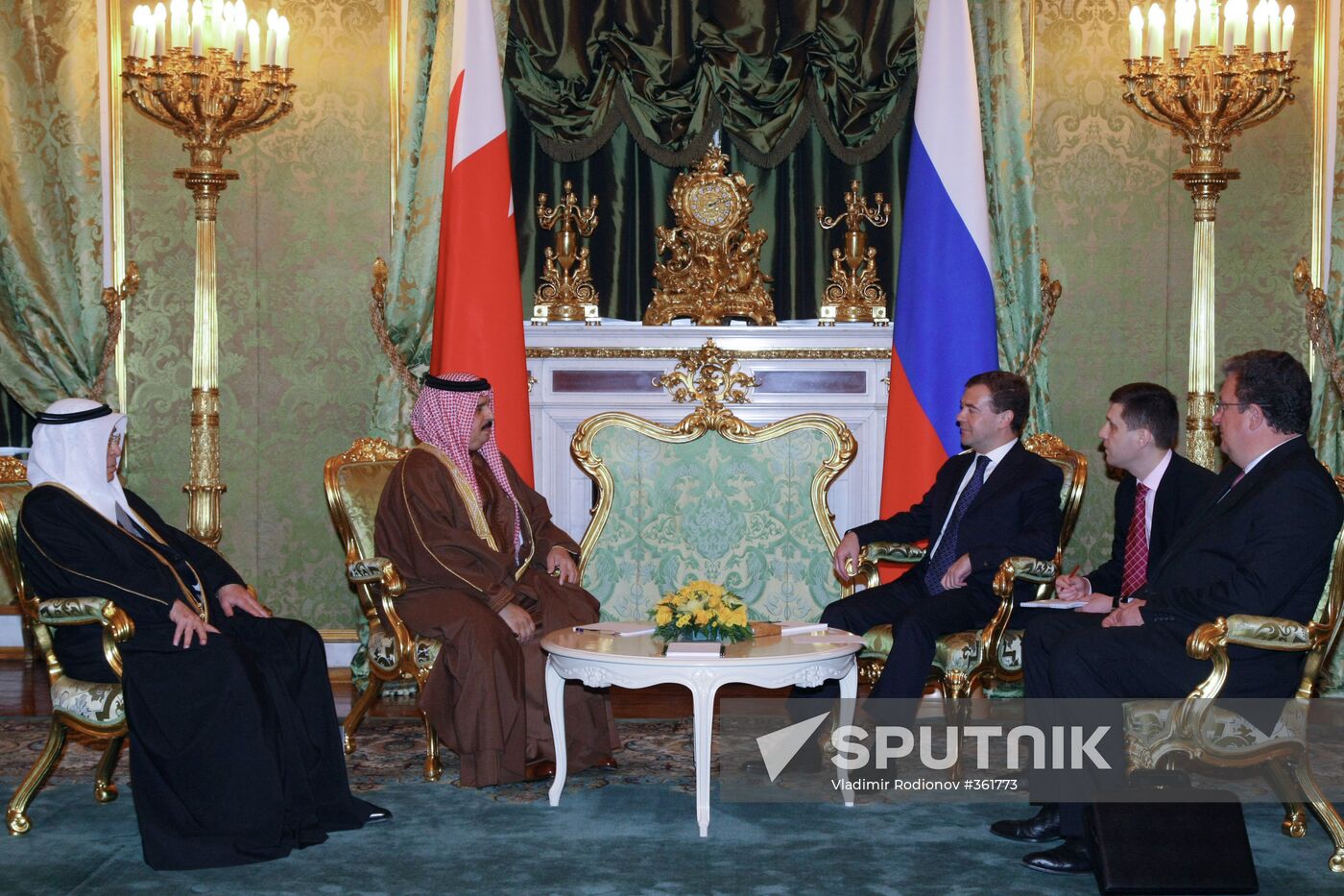 Meeting of Russian President and King of Bahrein