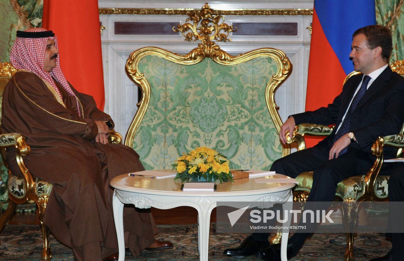 Meeting of Russian President and King of Bahrein