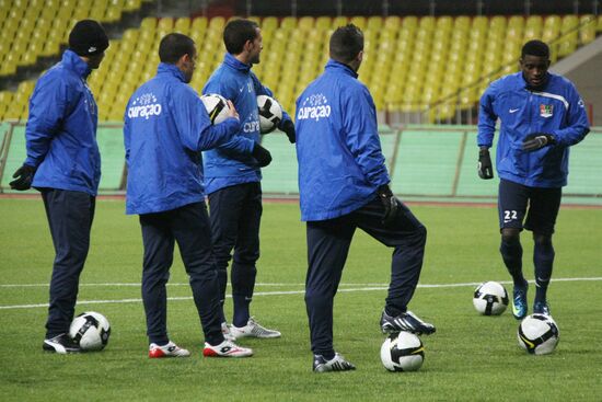 Soccer. FC Spartak Moscow training session