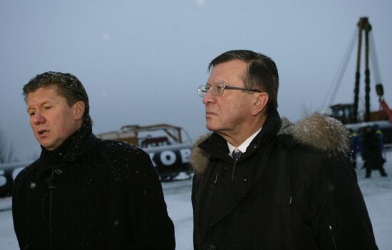 Launching Bovanenkovo-Ukhta gas pipeline construction