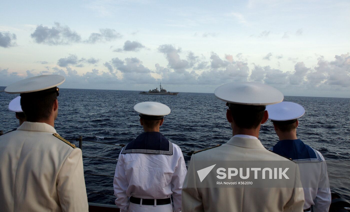 Russian-Venezuelan joint naval maneuvers VenRus-2008
