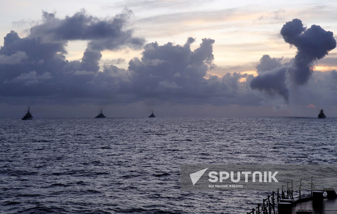Russian-Venezuelan joint naval maneuvers VenRus-2008