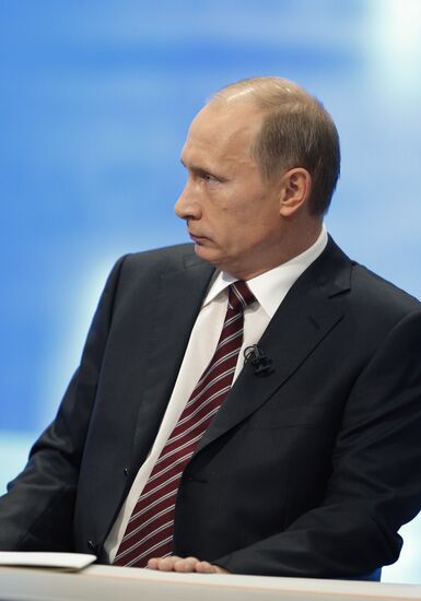 Question-and-answer session with Prime Minister Vladimir Putin