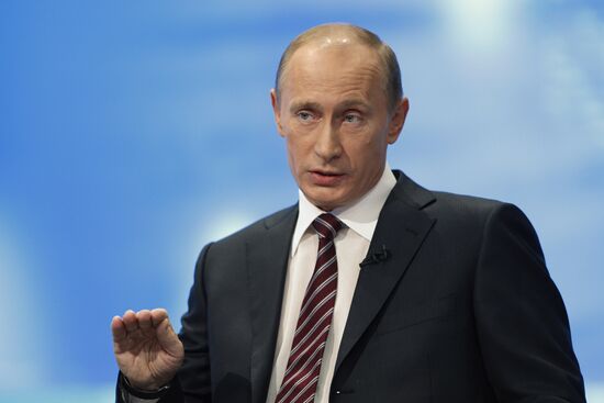 Question-and-answer session with Prime Minister Vladimir Putin