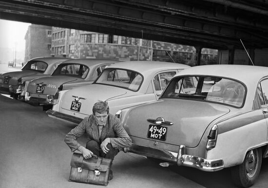 Scene from the movie "Watch Out For The Automobile"