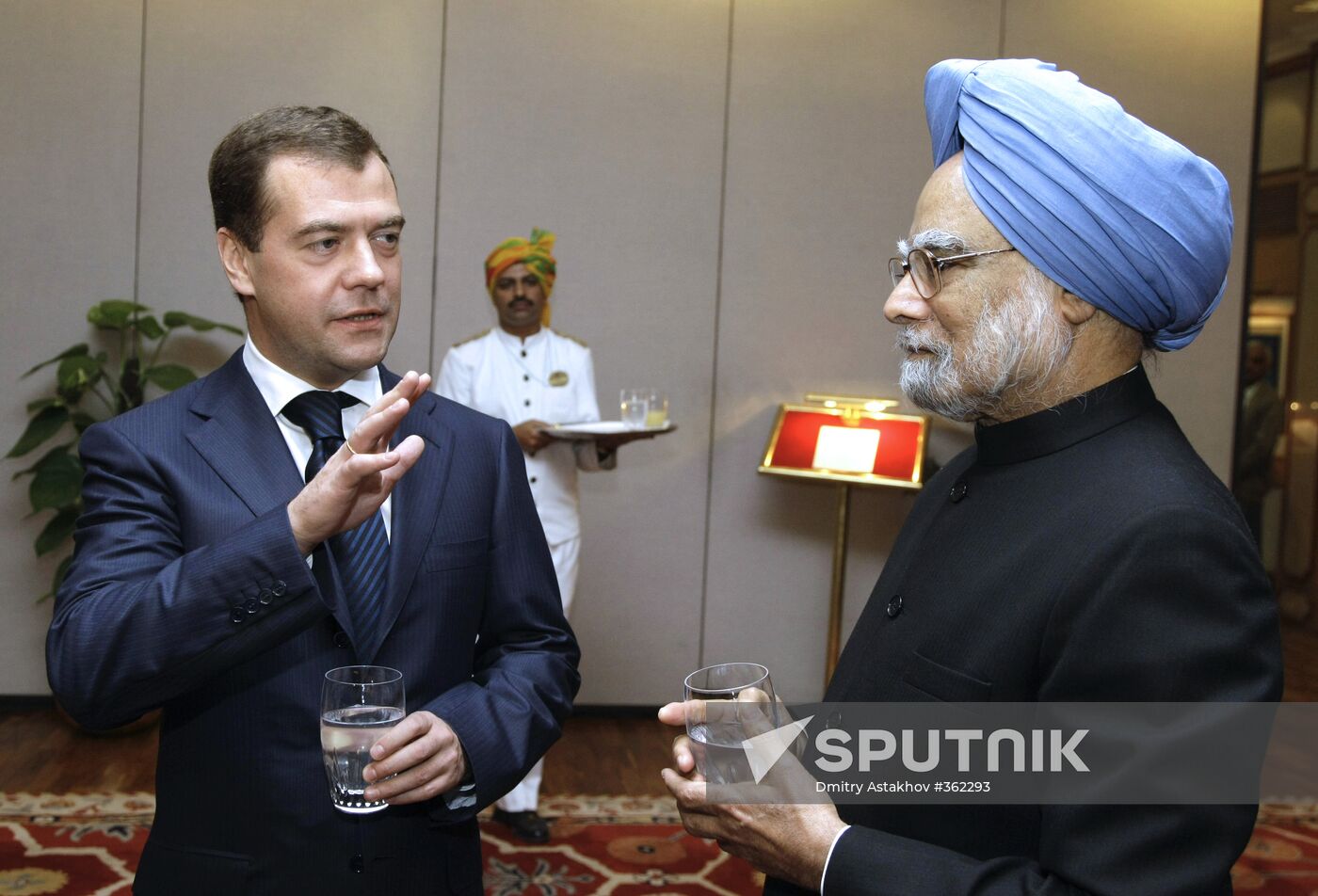 Dmitry Medvedev pays an official visit to India