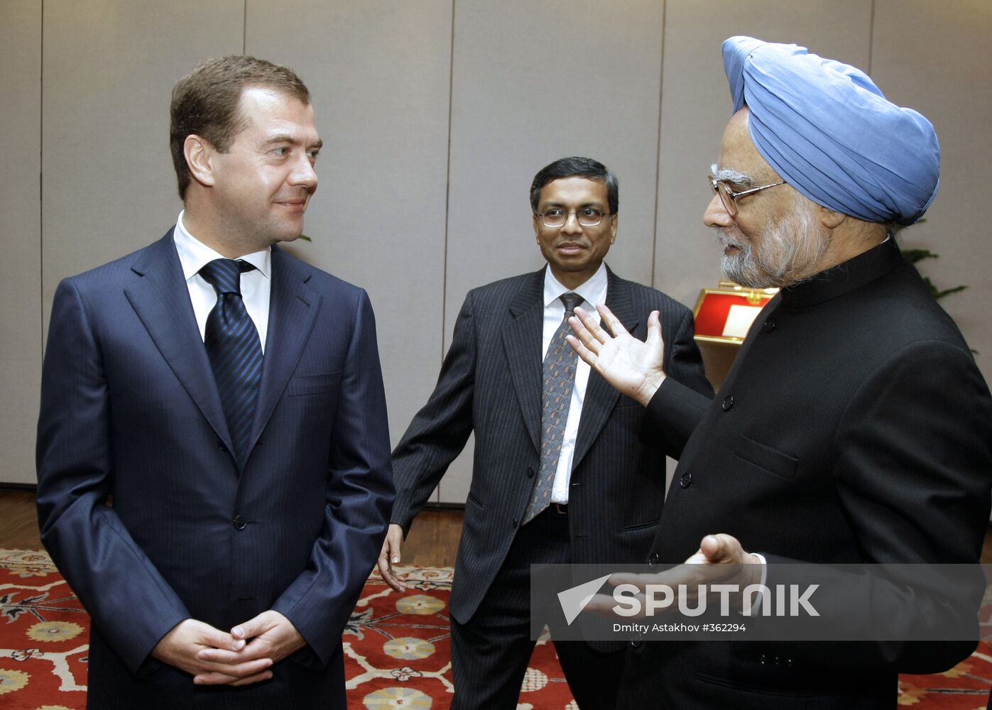 Dmitry Medvedev pays an official visit to India