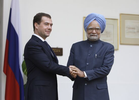 Dmitry Medvedev in India