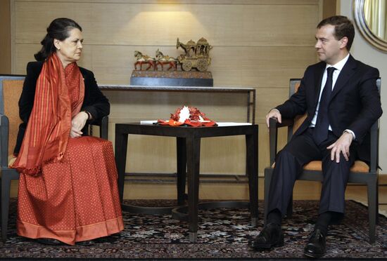 The second day of Dmitry Medvedev's official visit to India