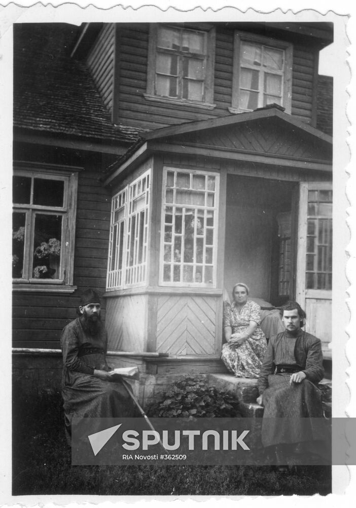 Archive photos of Patriarch Alexy II