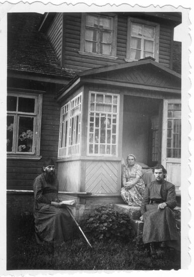 Archive photos of Patriarch Alexy II
