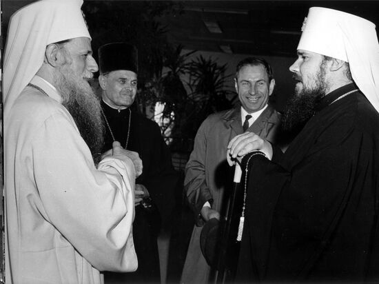 Archive photos of Patriarch Alexy II
