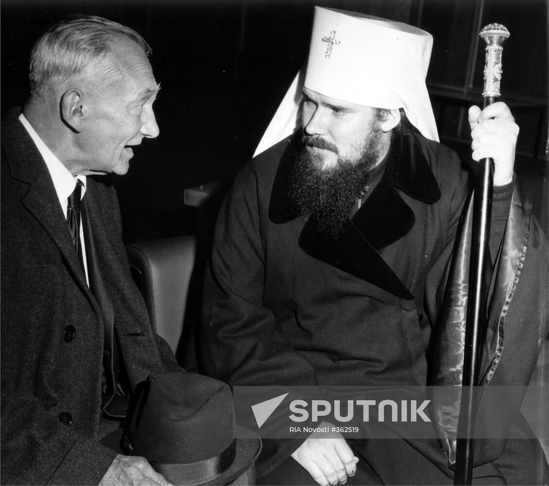 Archive photos of Patriarch Alexy II