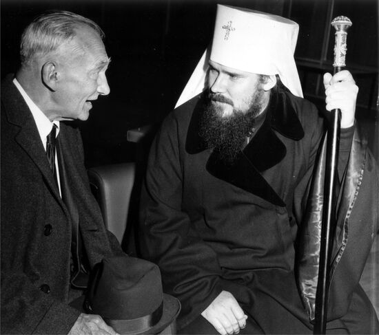 Archive photos of Patriarch Alexy II