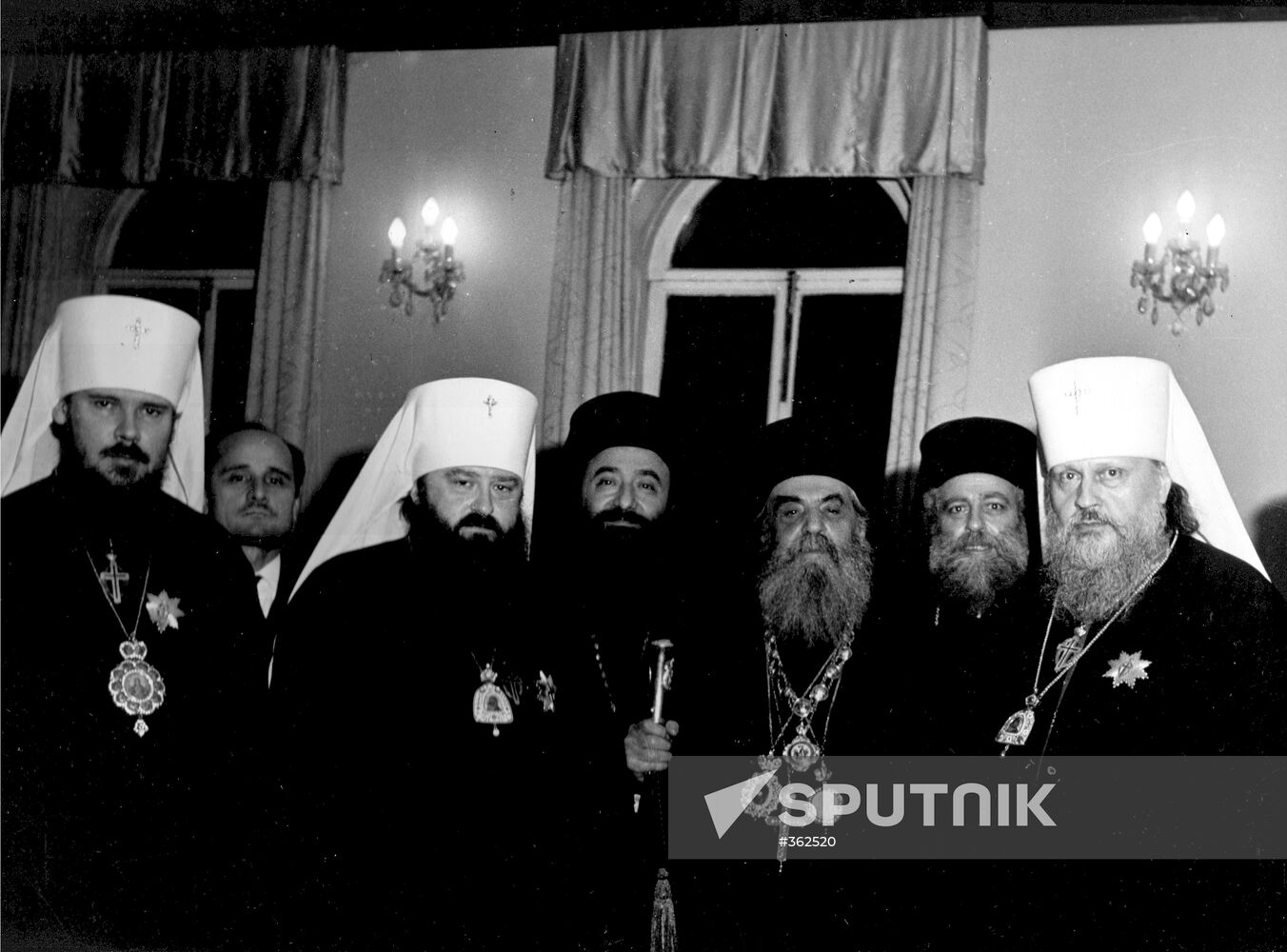 Archive photos of Patriarch Alexy II