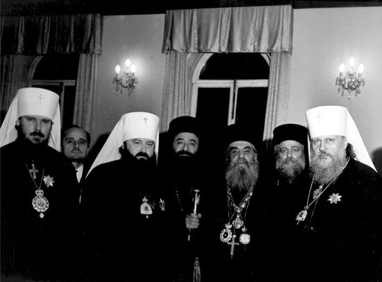 Archive photos of Patriarch Alexy II