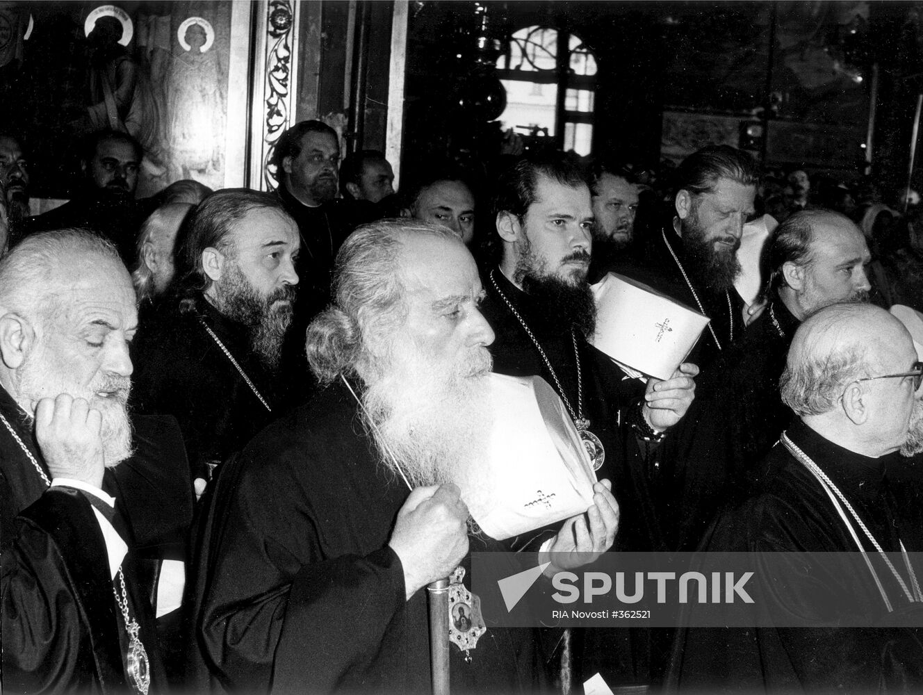 Archive photos of Patriarch Alexy II