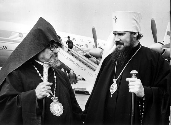 Archive photos of Patriarch Alexy II