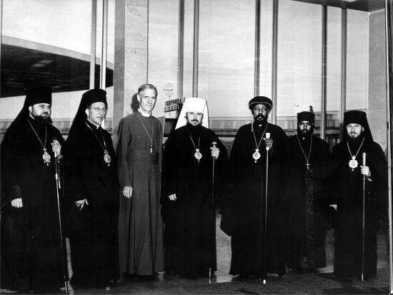 Archive photos of Patriarch Alexy II