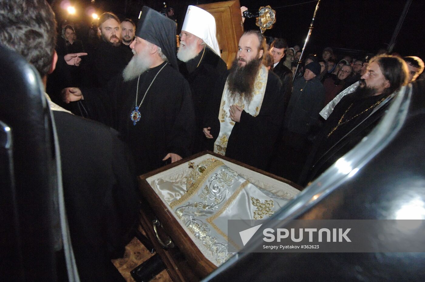 Russian Patriarch lying-in-state ceremony