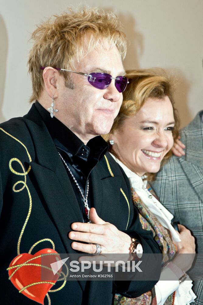 Singer Elton John in Barvikha Luxury Village