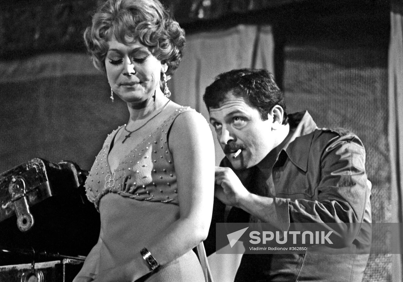Scene from the play "Streetcar named 'Desire'"