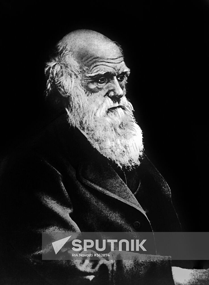 English naturalist Charles Darwin