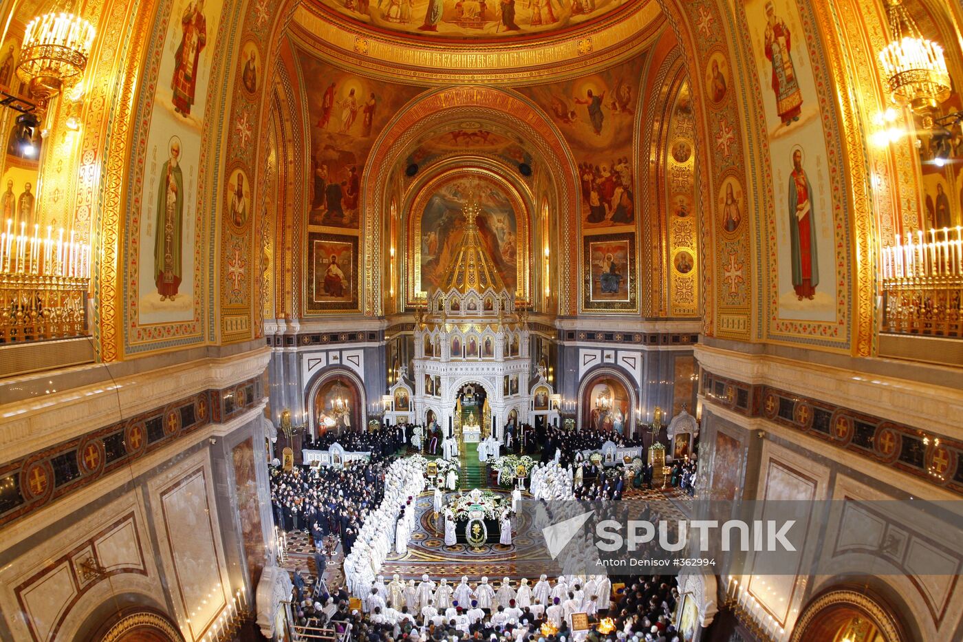 Alexy II funeral